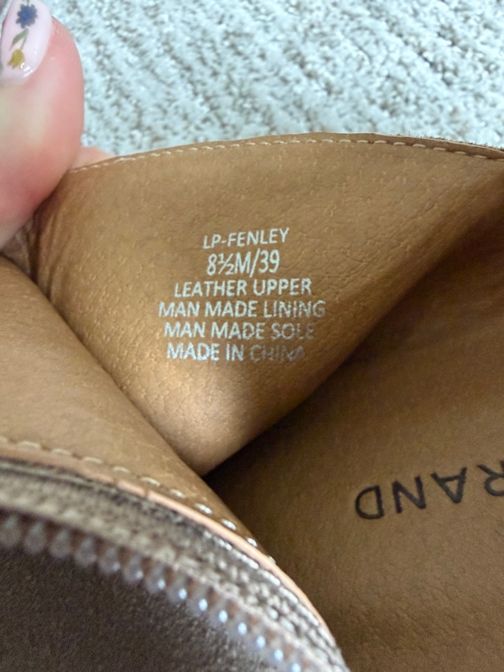 Lucky Brand Fenley Women’s Taupe Suede Ankle Boots - Classic Chelsea Style 8.5 - Picture 6 of 6